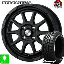145R12 6PR 145/80R12 80/78GRIPMAX MUD Rage R/T MAXホワイトレター新品 サマータイヤ ホイール4本セットウェッズ MUD VANCE 0612インチ 4.0J 4H100フルマットブラック taiya