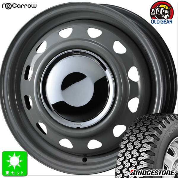 送料無料 145/80R12 80/78(145R12 6PR)ブリヂストン BRIDGESTONE RD-604V新品 サマータイヤ ホイール4本セットウェッズ Weds ネオキャロ12インチ 3.50B 4H100グレー/クロームキャップ組込み済 バランス調整済 taiya