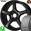 205/40R17 ブリヂストン ポテンザ S007A 新品サマータイヤ ホイール 4本セット ワーク エモーション T5R マットグラファイト (MGK) 17インチ 4H100 組込み済 バランス調整済 taiya