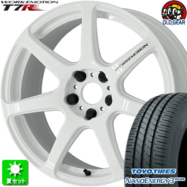 225/45R18 ȡ衼 ʥΥʥ 3 ץ饹 ʥޡ ۥ 4ܥå  ⡼ T7R ۥ磻 (WHT) 18 5H100 ȹߺ ХĴ taiya