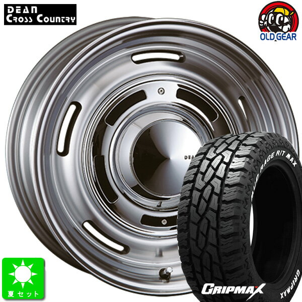 215/70R16GRIPMAX MUD Rage R/T MAXホワイトレター新品 サマータイヤ ホイール4本セットクリムソン DEAN クロスカントリー 16インチ 6.5J 5H114.3バーニッシュグレイ taiya