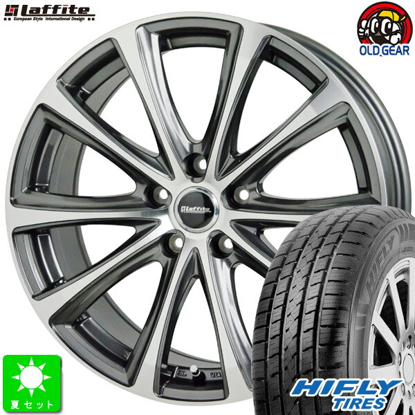 225/65R17ハイフライ HIFLY HT601新品 サマータイヤ ホイール4本セットラフィットLE-0417インチ 7.0J 5H114.3GM/P taiya