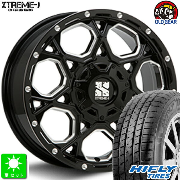 225/65R17ハイフライ HIFLY HT601新品 サマータイヤ ホイール4本セットMLJ XTREME-J XJ0617インチ 7.0J 5H114.3グロスブラックミルド taiya