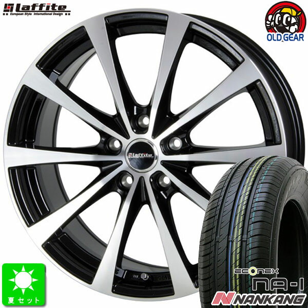 175/80R15ナンカン NANKANG NA-1新品 サマータイヤ ホイール4本セットラフィットLE-0315インチ 6.0J 5H114.3BK/P taiya