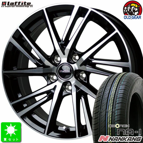 175/80R15ナンカン NANKANG NA-1新品 サマータイヤ ホイール4本セットラフィットLW-0615インチ 6.0J 5H114.3ブラックポリッシュ taiya