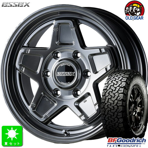 LT215/70R16 100/97R RWLBF Goodrich All-Terrain T/A KO2 ホワイトレター新品 サマータイヤ ホイール4本セットエセックス ESSEX ENCS16インチ 6.5J 6H139.7ハイパーグロス組込み済 バランス調整済 taiya