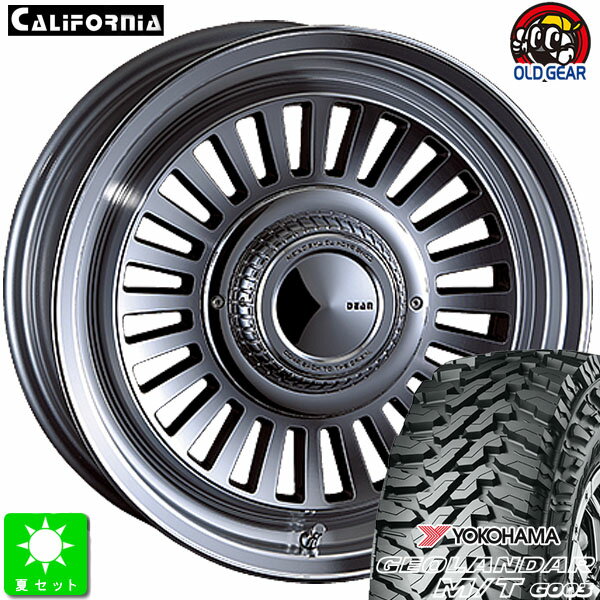 265/75R16 123/120Qヨコハマ ジオランダー M/T G003新品 サマータイヤホイール 4本セットクリムソン ディーンカリフォルニア16インチ 7.0J 6H139.7バーニッシュグレイ taiya
