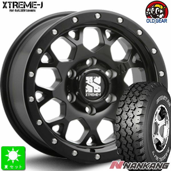 315/75R16ナンカン NANKANG N889 M/Tアウトラインホワイトレター新品 サマータイヤホイール 4本セットMLJ XTREME-J XJ0416インチ 8.0J 6H139.7サテンブラック taiya
