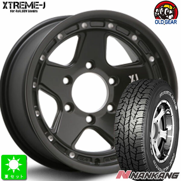 265/70R16ナンカン NANKANG FT-7アウトラインホワイトレター新品 サマータイヤホイール 4本セットMLJ XTREME-J XJ0516インチ 8.0J 6H139.7サテンブラックミルド taiya