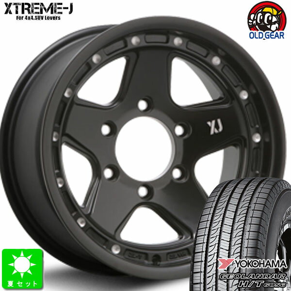 265/70R16ヨコハマ ジオランダー H/T G056 新品 サマータイヤホイール 4本セットMLJ XTREME-J XJ0516インチ 8.0J 6H139.7サテンブラックミルド taiya