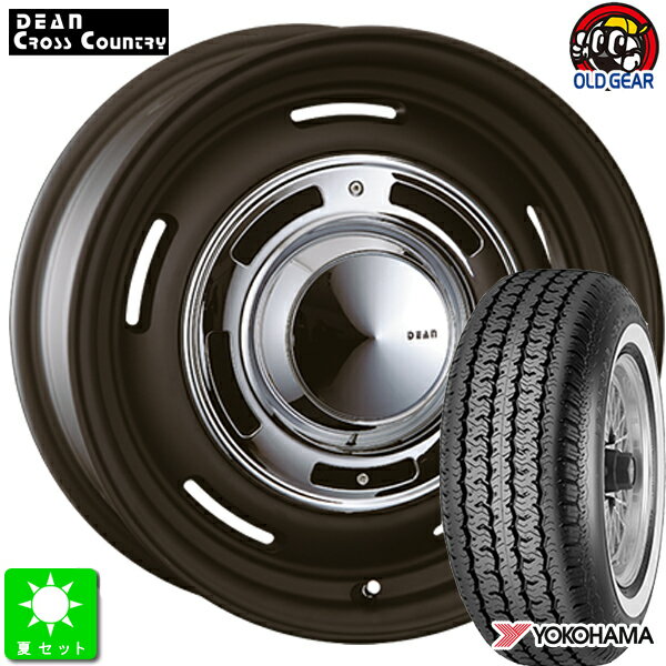 215/65R16ヨコハマ RADIAL 360STEELホワイトリボン新品 サマータイヤ ホイール4本セットクリムソン DEAN クロスカントリー16インチ 5.5J 5H139.7マットブラック taiya