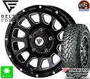 185/85R16ヨコハマ ジオランダー M/T G003新品 サマータイヤ ホイール4本セットデルタフォース OVAL16インチ 5.5J 5H139.7ブラックマシニング LIP taiya