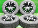 中古 ホイールタイヤ 4本セット 205/60R16 2017年製 6分山程度 中古社外 MAK ルフト 16x7J+34 5H120 中古 スタッドレス タイ...