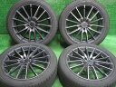 中古 ホイールタイヤ 4本セット 215/45R17 2021年製 7分山程度 中古社外 レイズ グラムライツ AZURE57XMA 17x7J 50 5H100 中古 ラジアル タイヤ ヨコハマ ブルーアースGT AE51