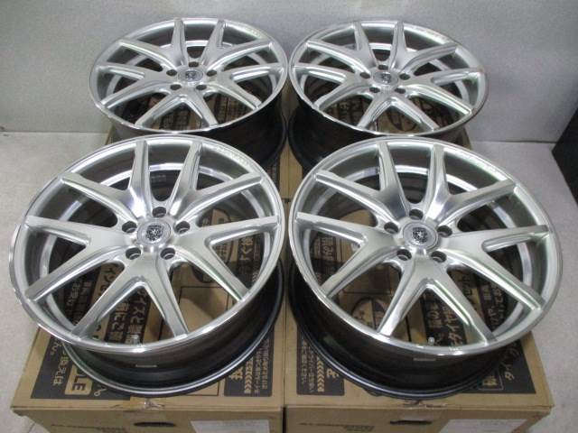 12時まで即納 中古 ホイールタイヤ 4本セット 245/35R19 2019年製 中古社外 クリムソン クラブリネア ヴィエリ FF 19x8J+43 5H114.3 新品 ラジアル タイヤ インペリアル