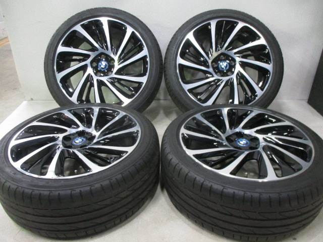 処分特価品 中古 ホイールタイヤ 4本セット 215/45R20 2018年製 7分山程度 中古純正 BMW i8 純正 20x7.5J+40 5H112 中古 ラジアル タイヤ ブリヂストン ポテンザ S001