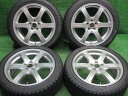 中古 ホイールタイヤ 4本セット 215/45R17 2018年製 中古社外 ブリヂストン FEID 17x7J 53 5H100 新品 スタッドレス タイヤ ブリヂストン ブリザック VRX