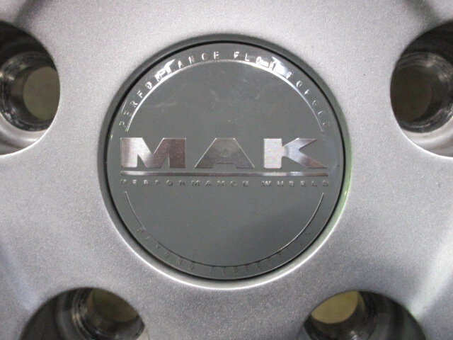 中古ホイールタイヤ4本セット195/55R162017年製8分山程度中古社外MAKヴィンチー16x6.5J+545H112中古スタッドレスタイヤグッドイヤーアイスナビ7