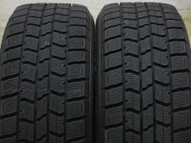 中古ホイールタイヤ4本セット195/55R162017年製8分山程度中古社外MAKヴィンチー16x6.5J+545H112中古スタッドレスタイヤグッドイヤーアイスナビ7