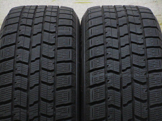中古ホイールタイヤ4本セット195/55R162017年製8分山程度中古社外MAKヴィンチー16x6.5J+545H112中古スタッドレスタイヤグッドイヤーアイスナビ7