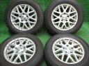 中古 ホイールタイヤ 4本セット 195/65R15 2019年製 8分山程度 中古社外 DOS ガビアル 2 15x6J 43 5H114.3 中古 スタッドレス タイヤ オートバックス アイスエポルト