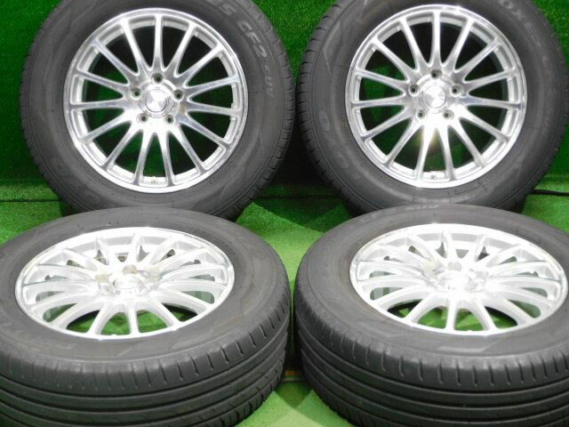 【ホイールのみ出荷可】エコフォルム 17インチ 7J+53 5H114.3 225/65R17 CR-V レガシィアウトバック