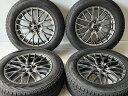 中古 ホイールタイヤ 4本セット 225/65R17 2019年製 5分山程度 中古社外 ホットスタッフ エクシーダー 17x7J+38 5H114.3 中古 スタッドレス タイヤ ヨコハマ ice GUARD GO75