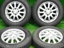 中古 ホイールタイヤ 4本セット 145/80R13 2019年製 7分山程度 中古社外 ラストラーダ ティラードα 13x4J+42 4H100 中古 スタッドレス タイヤ グットイヤー アイスナビ6