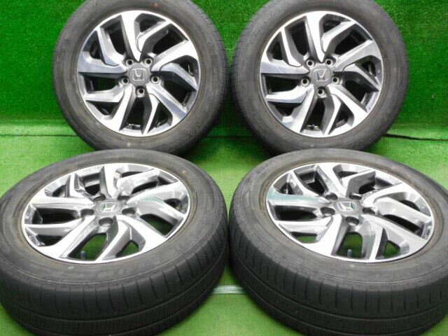 中古 ホイールタイヤ 4本セット 205/60R16 2020年製 2分山程度 中古純正 ホンダ ステップワゴン RP3 スパーダ 純正 16x6J+50 5H114.3 中古 ラジアル タイヤ ダンロップ エナセーブ RV505