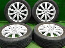 中古 ホイールタイヤ 4本セット 215/55R17 2019年製 7分山程度 中古純正 VW トゥーラン純正 17x6.5J+52 5H112 中古 ラジアル タイヤ コンチネンタル コンチプレミアムコンタクト5