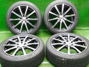 中古 ホイールタイヤ 4本セット 215/45R17 2020年製 5分山程度 中古社外 ストレンジャー 17x7J 48 5H100 中古 ラジアル タイヤ ピレリ ドラゴンスポーツ