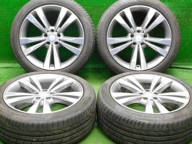 中古 ホイールタイヤ 4本セット 245/45R19 2021年製 7分山程度 中古純正 ベンツ Sクラス W222 純正 19x8.5J+36 5H112 中古 ラジアル タイヤ ピレリ P ZERO