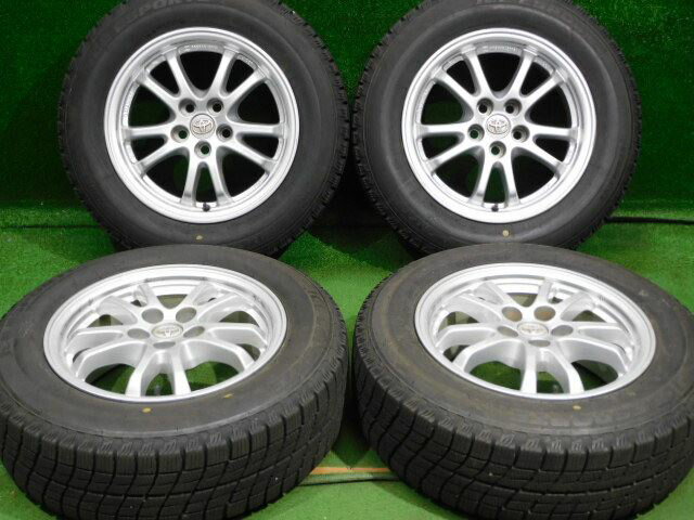 中古 ホイールタイヤ 4本セット 195/65R15 2022年製 9分山程度 中古純正 トヨタ プリウス 50系 純正 15x6.5J+40 5H100 中古 スタッドレス タイヤ アイスエスポルテ