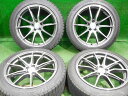 中古 ホイールタイヤ 4本セット 245/45R19 2017年製 6分山程度 中古社外 ベンツ用19インチアルミ 19x9J+45 5H112 中古 スタッドレス タイヤ ブリヂストン ブリザック VRX2