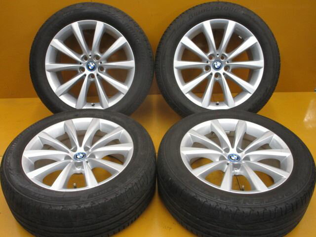 中古 ホイールタイヤ 4本セット 245/50R18 2016年製 7分山程度 中古純正 BMW 7シリーズ G11 純正 Vスポーク 18x8J+30 5H112 中古 ラジアル タイヤ ブリヂストン ポテンザ S001