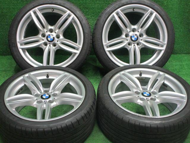 中古 ホイールタイヤ 4本セット 245/40R19 2019年製 3分山程度 中古純正 BMW 6シリーズ 純正 Mスポーツ 19x8.5J+33 5H120 中古 ラジアル タイヤ ダンロップ SPスポーツマックス GT ☆