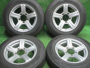 中古 ホイールタイヤ 4本セット 175/80R16 2021年製 7分山程度 中古社外 ジムニー用 16x5.5J+20 5H139.7 中古 スタッドレス タイヤ ダンロップ ウィンターマックス SJ8