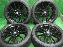 中古 ホイールタイヤ 4本セット 225/40R19 2022年製 8分山程度 中古社外 マック ファブリック 19x8J+30 5H112 中古 スタッドレス タイヤ ML　X-ICE SNOW