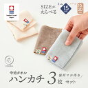 今治タオル ミニハンカチ 3枚 アソート タオルハンカチ ハンカチ15cm ハンカチ10×20cm 日本製 セット 15cm10×20cm シンプル 無地 コン...