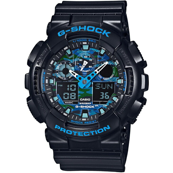 【カシオ】カシオ ジーショック CASIO G-SHOCK デジアナ　腕時計 GA-100CB-1AJF