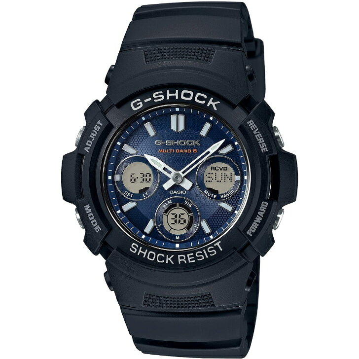 【国内正規品】【カシオ】カシオ ジーショック CASIO G-SHOCK AWG-M100SB-2AJF タフ・ソーラー電波時計 デジアナ 樹脂ベルト