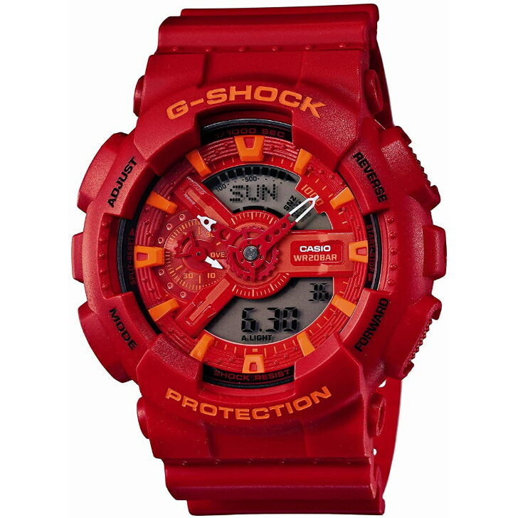 Rakuten - 【カシオ】カシオ ジーショック CASIO G-SHOCK GA-110AC-4AJF デジ/アナ・クオーツ腕時計 メンズ 樹脂ベルト