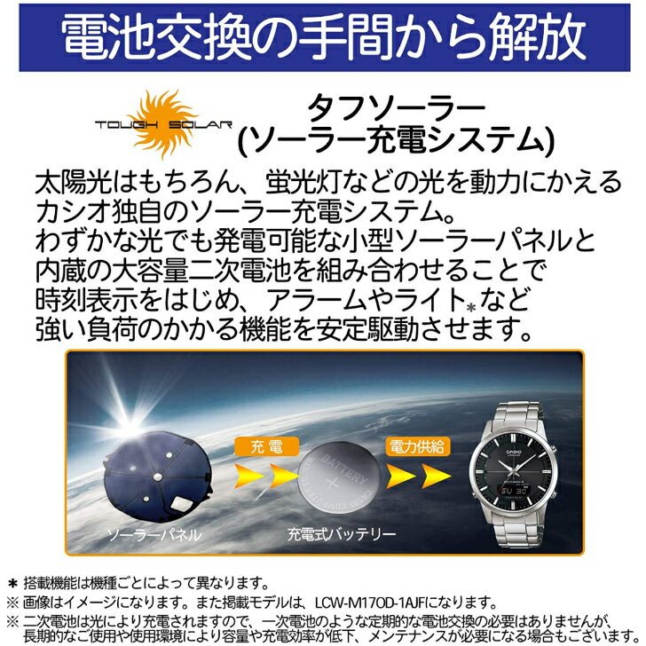 【カシオ】カシオ リニエージ CASIO LINEAGE MULTI BAND6 LCW-M170TD-1AJF タフ・...