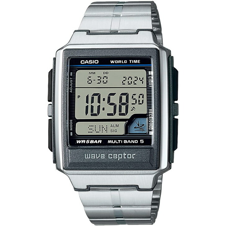 【カシオ】カシオ ウェーブセプターCASIO WAVECEPTOR MULTIBAND5 WV-59RD-1AJF メンズ　メタル三つ折れ