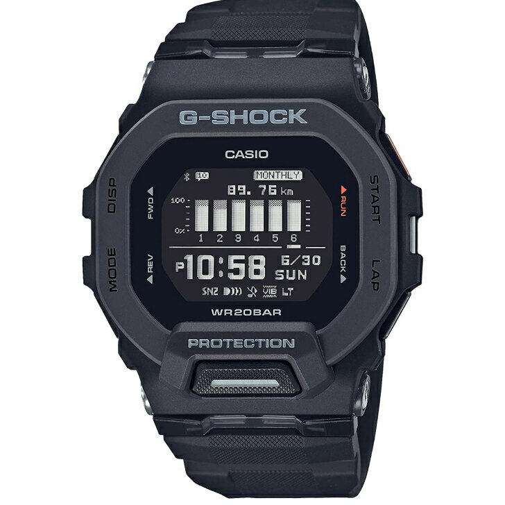 【カシオ】カシオ ジーショック CASIO G-SHOCK G-SQUAD スマートフォンリンク Bluetooth搭載　GBD-200-1JF メンズ 樹脂ベルト その1