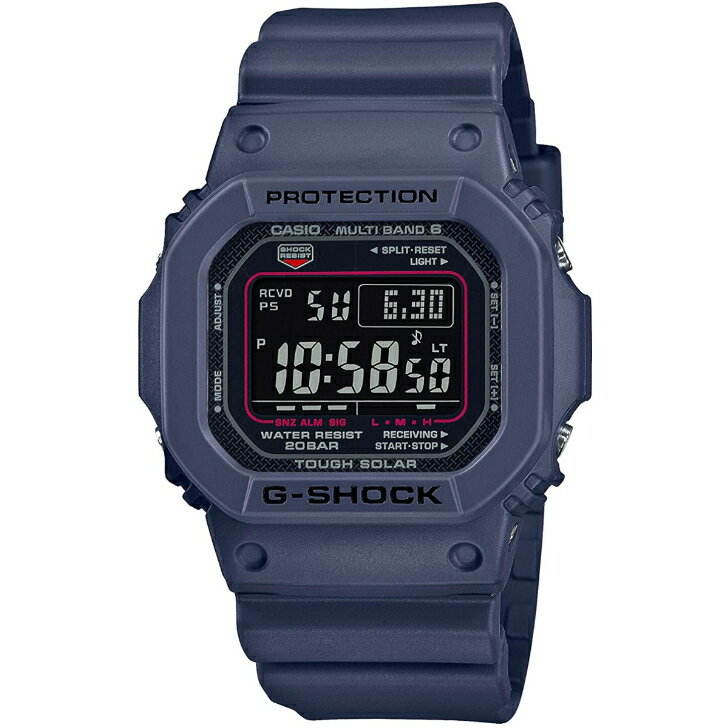 【カシオ】カシオ ジーショック CASIO G-SHOCK 電波ソーラー スーパーイルミネータータイプ（高輝度なLEDライト） GW-M5610U-2JF メンズ ブルー ウレタンベルト　