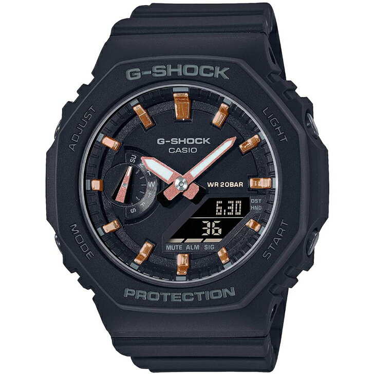 Rakuten - 【カシオ】カシオ ジーショック CASIO G-SHOCK GMA-S2100-1AJF メンズ ブラック 樹脂ベルト