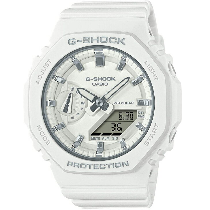 CASIO - 【カシオ】カシオ ジーショック CASIO G-SHOCK GMA-S2100-7AJF メンズ ホワイト 樹脂ベルト