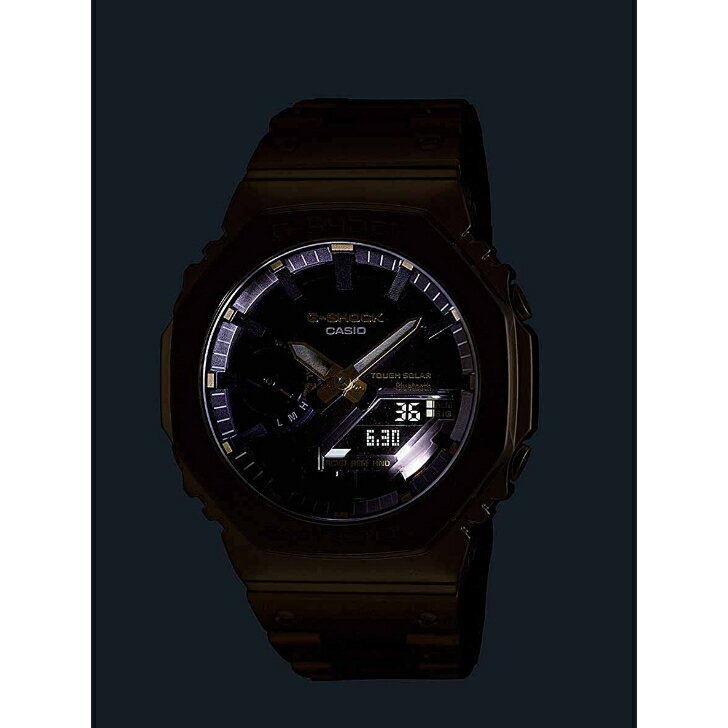 【国内正規品】[カシオ] 腕時計CASIO G-SHOCK カシオ ジーショック スマートフォンリンク Bluetooth 搭載 フルメタル ソーラー GM-B2100GD-9AJF メンズ ゴールド