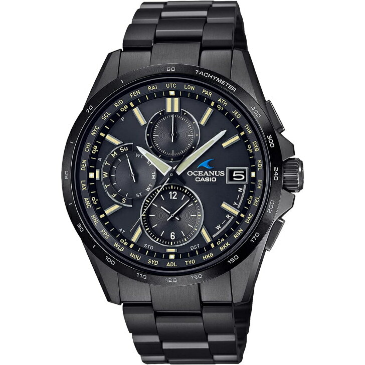 �ڹ��������ʡ�[������] �ӻ��� CASIO OCEANUS ������ �������ʥ� CLASSIC Line ���ȥ����顼 OCW-T2600JB-1AJF ��� �֥�å�